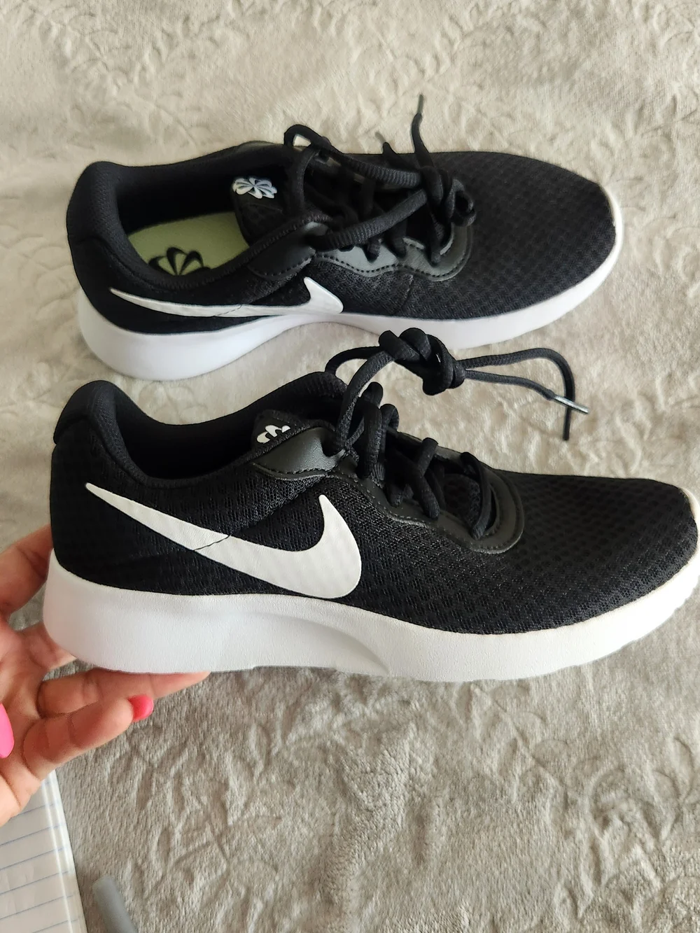 Nike Black and White Women's Athletic Sneakers